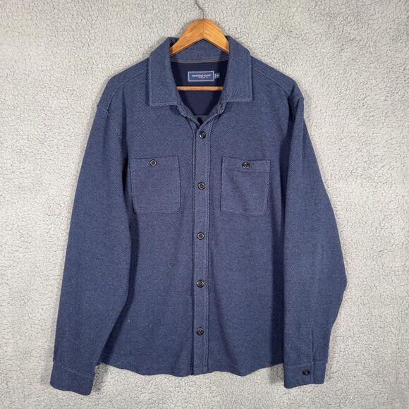 Vineyard Vines Other - Vineyard Vines Mens XL Blue Calmwater Shirt Jacket Shacket Button Up